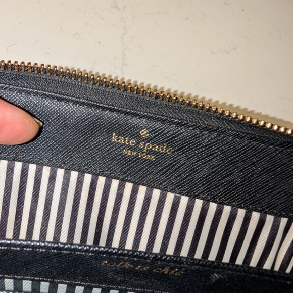 Kate Spade Black Zip-Around Wallet - Picture 6 of 6